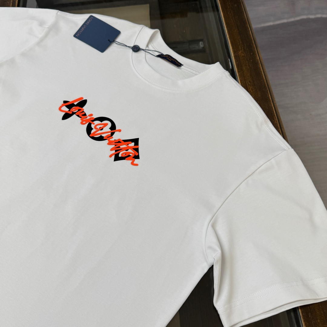 New Moncler White Summer Crew-Neck Short-Sleeve Shirt M