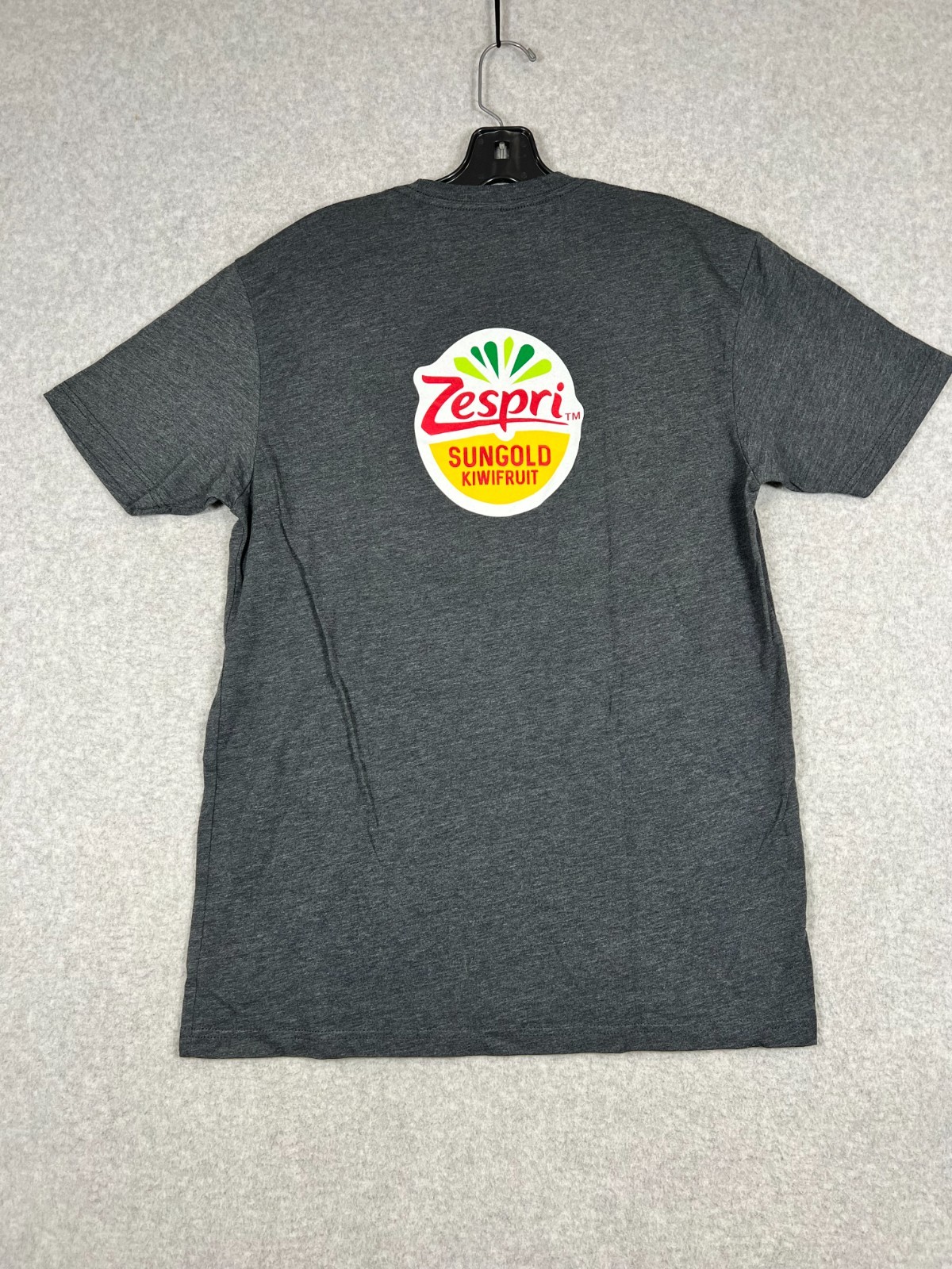 Men’s Next Level Apparel Gray Short Sleeve T-Shirt Size Medium – Design