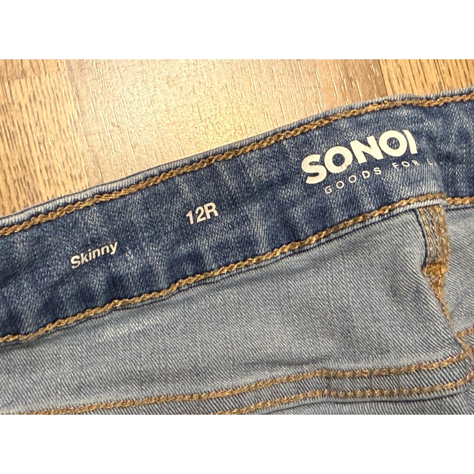 Sonoma Goods For Life Skinny Jeans Womens 12R Blue Medium Wash Stretch Denim