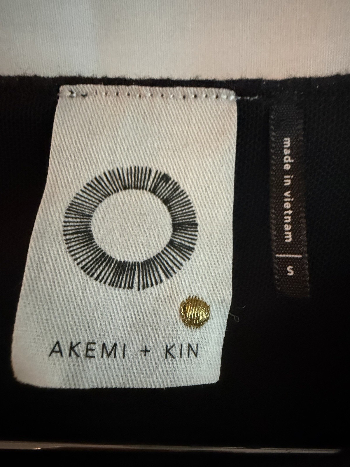 Anthropologie Akemi + Kin Tegan Dress S Black Sheath Shimmery Cocktail Party