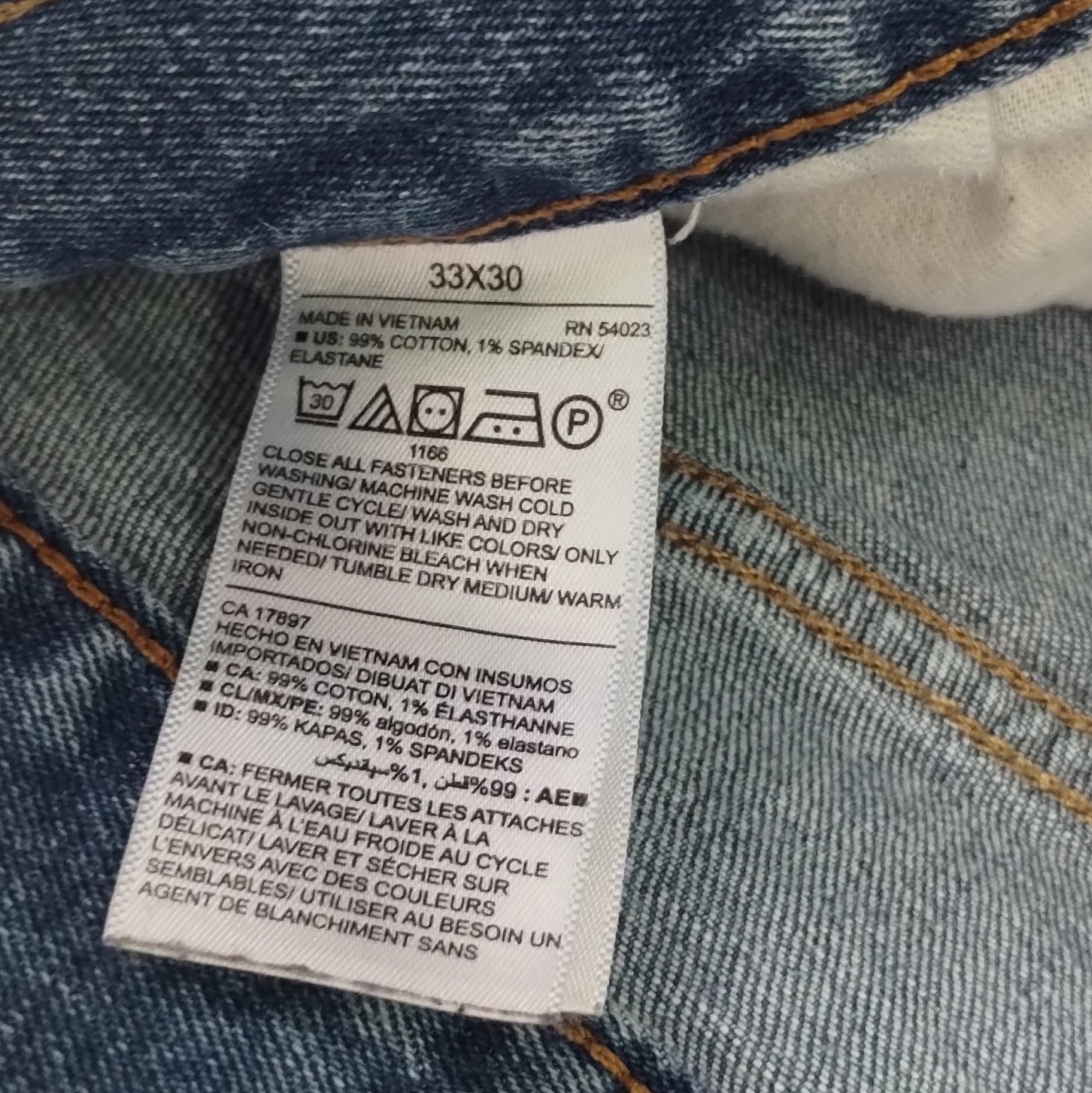 Old Navy Straight Fit Built-In Flex Blue Denim Jeans Mid Rise 5-Pocket