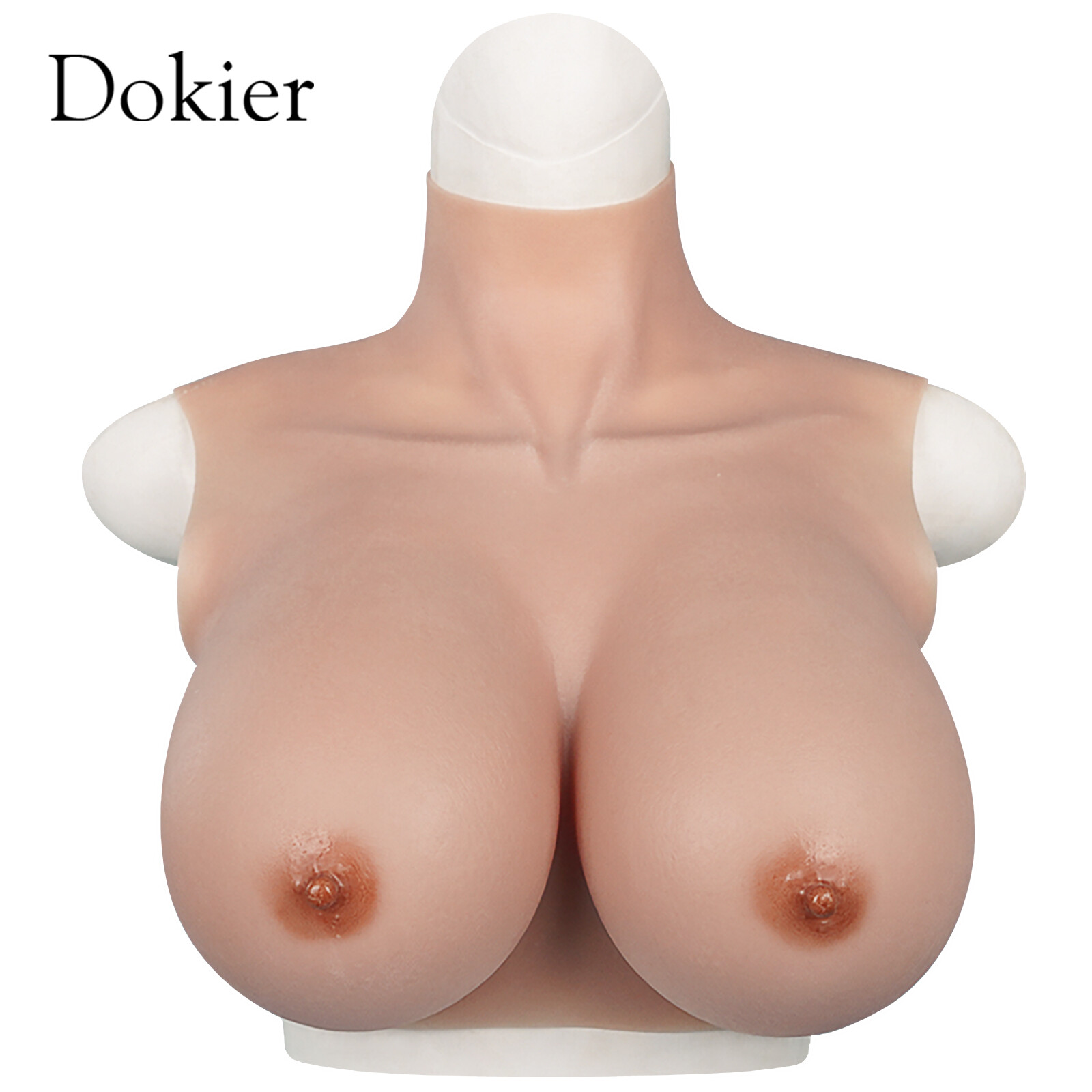 Silicone Crossdresser Breast Forms Breastplates Drag Queen Fake Boobs B-H Cup