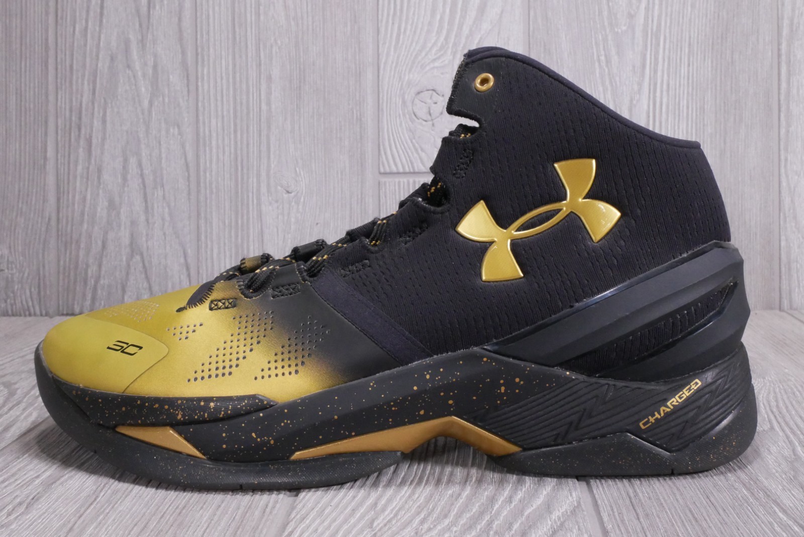 RARE NEW UNDER ARMOUR CURRY 2 MVP ‘BACK TO BACK’ SNEAKERS 1300015-001 MENS 9.5