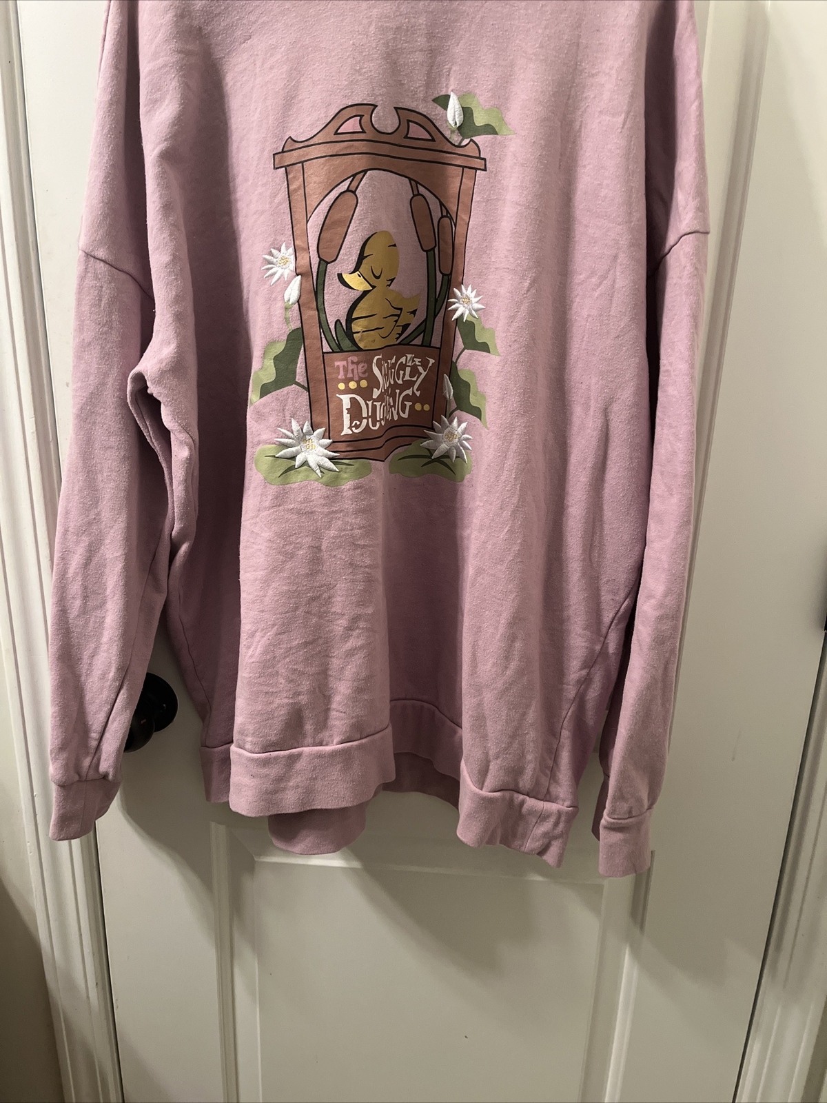 Disney Princess Women’s Sweatshirt Snuggly Duckling Size Unknown Pink