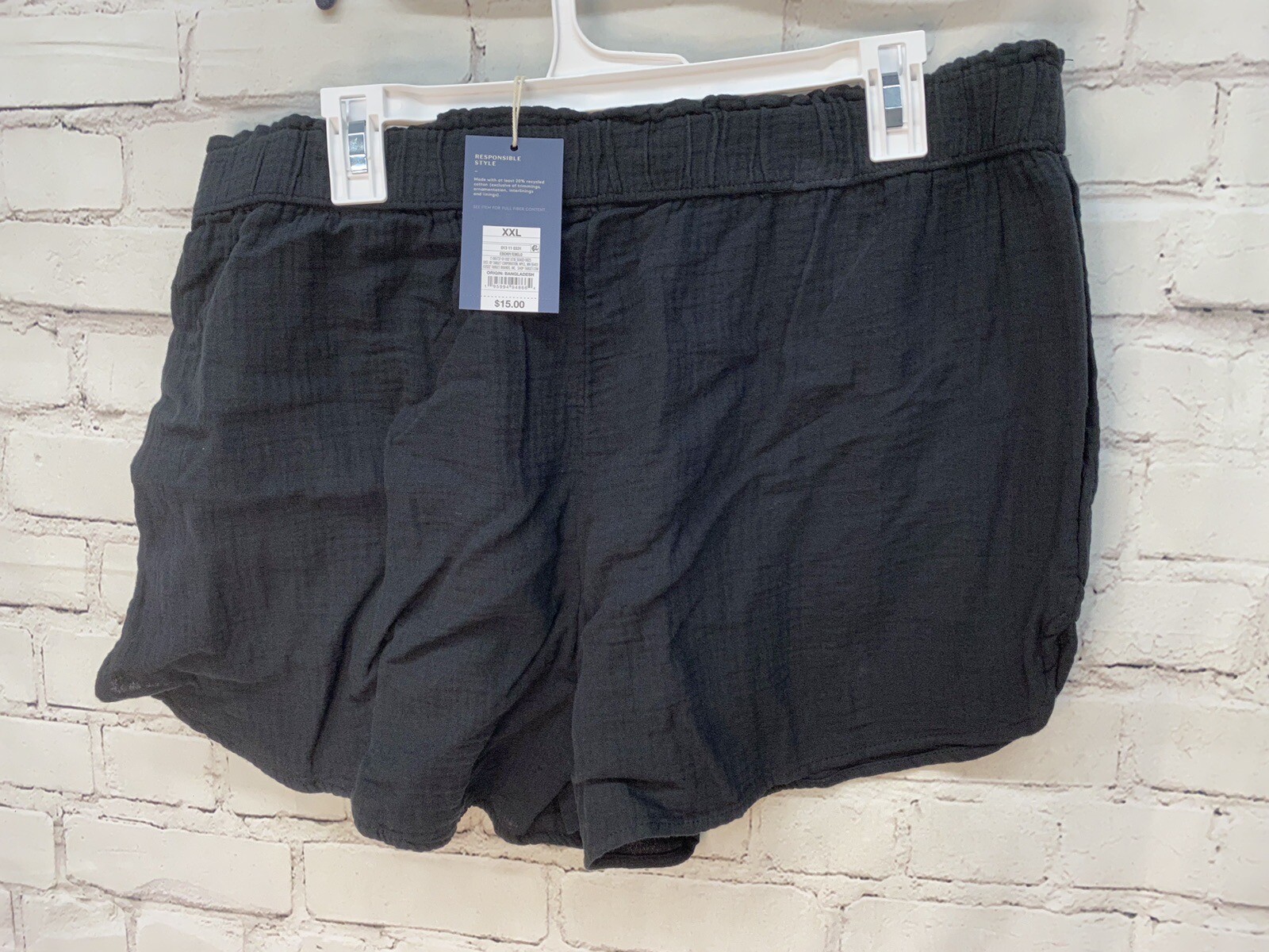 2 pAIRS Women’s High-Rise Pull-On Shorts – Universal Thread Black XXL