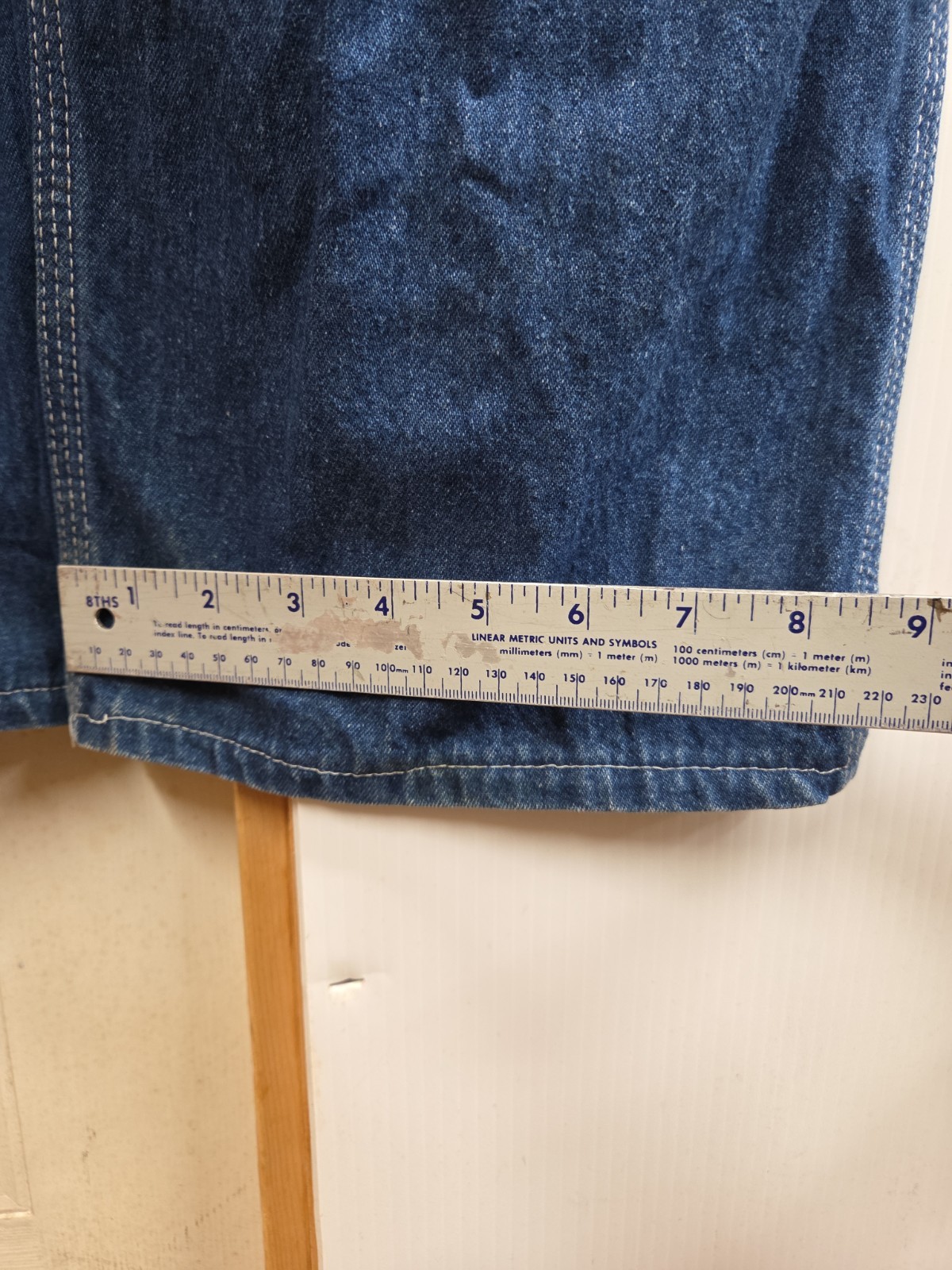 Vintage Liberty Overalls Mens 34×30 Blue Denim Bibs Work Farm Outdoor USA Made