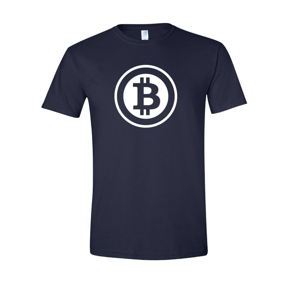 Bitcoin Logo Crypto Symbol Tshirt Cryptocurrency Tee Print DTF T-Shirt S/5XL