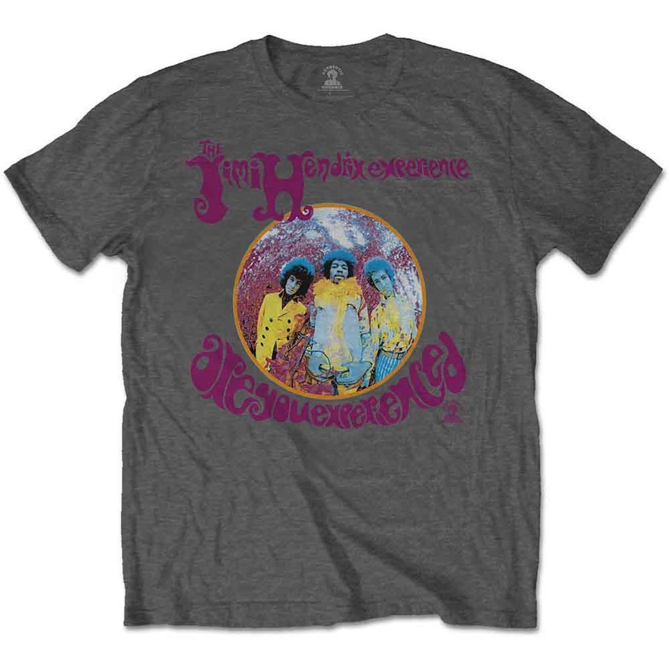 Jimi Hendrix: Are You Experienced Grey T-Shirt (Officially Licensed) XX-Large