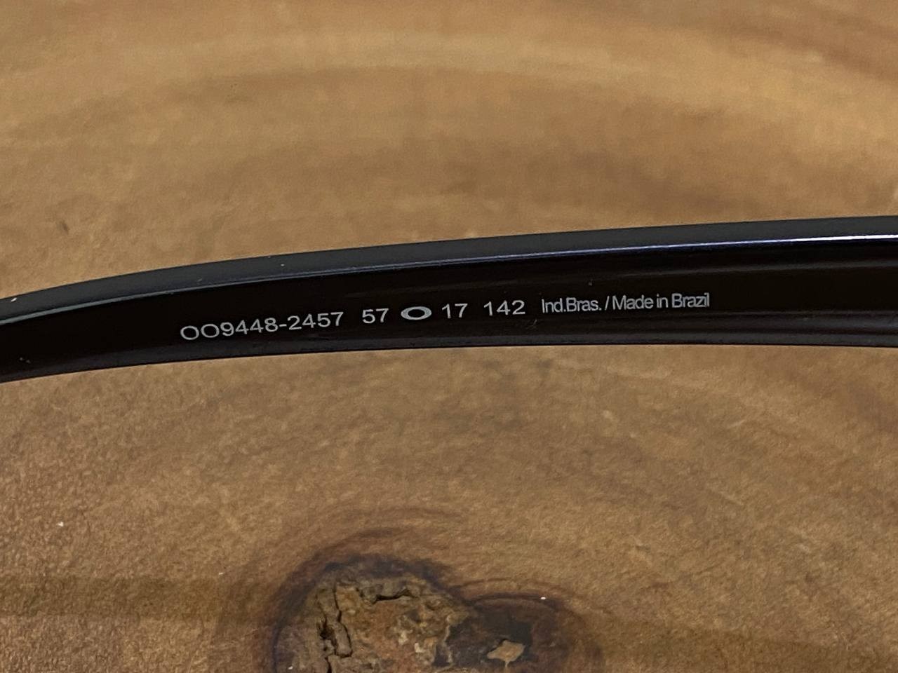 Oakley Sunglasses Sylas Black FRAME ONLY OO9448-2457 Blue Icons 57 17 142 mm