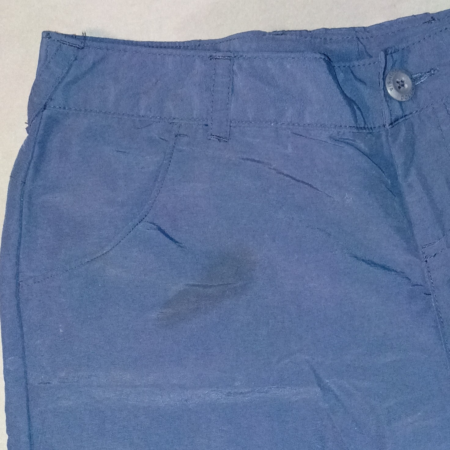 Columbia PFG Shorts Women’s Sz 6 Blue Nylon Stretch Camp Hiking 5.5” Inseam NEW
