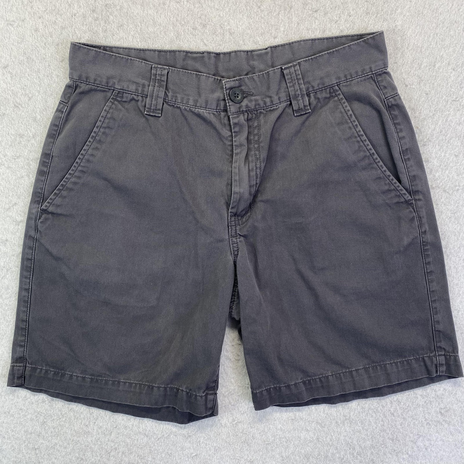 The North Face Shorts Mens 32 Gray Cotton Twill Casual Outdoor Hiking AU8W