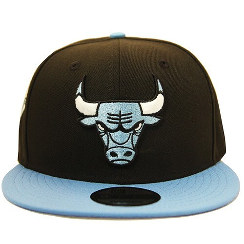 New Era Chicago Bulls Snapback Hat Match Air Jordan 1 UNC Toe University Blue