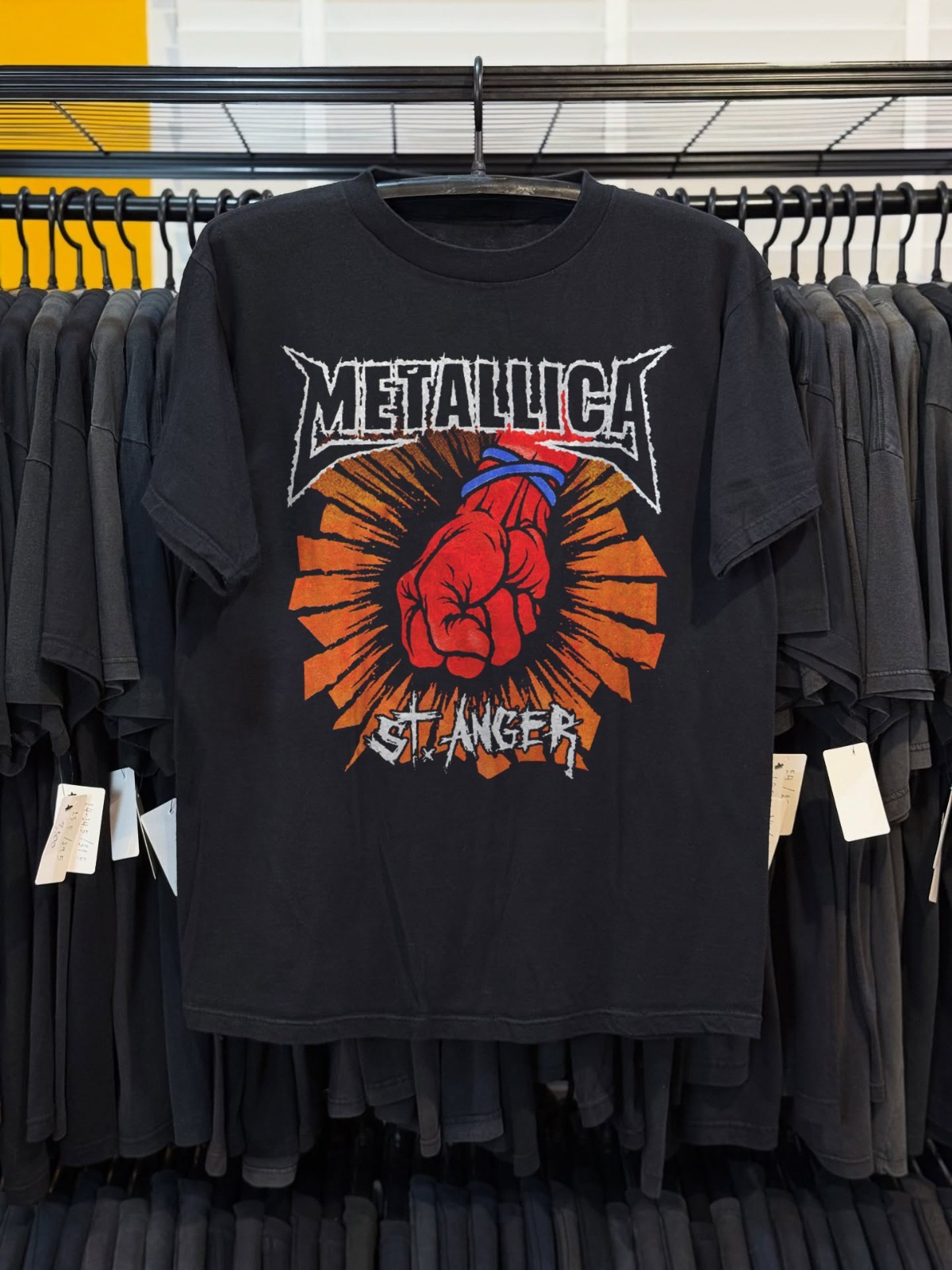 Metallica St Anger Album Rock Music Band, Black Unisex T-shirt, Sizes S-5XL