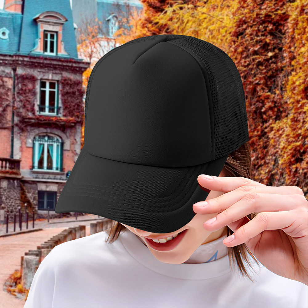 Custom Photo Logo Text Trucker Hat Personalized Adjustable Mesh Cap US Fast Ship