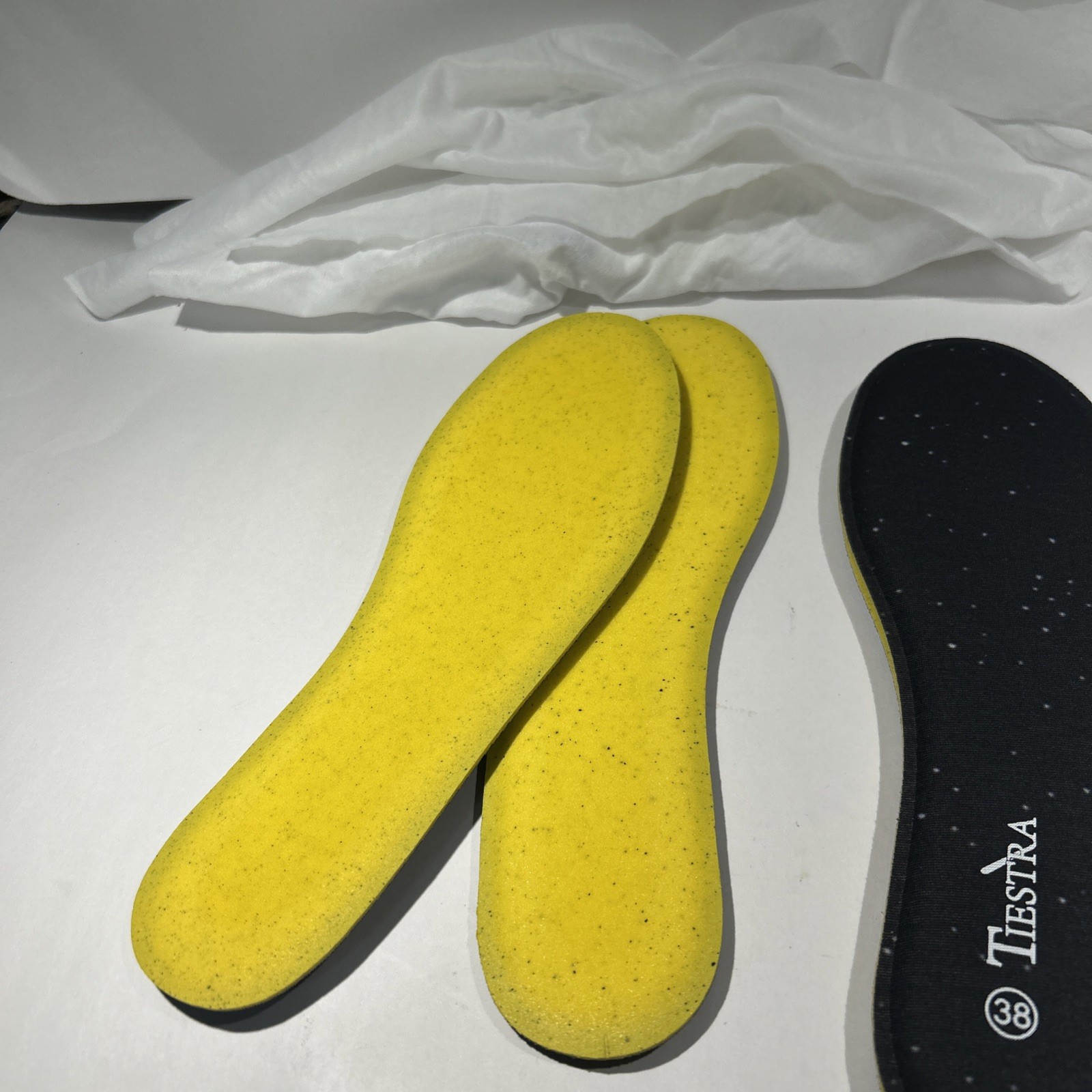 Tiestra Shoe Inserts Memory Foam Insoles Comfort Insoles for Men and Women Sz 38
