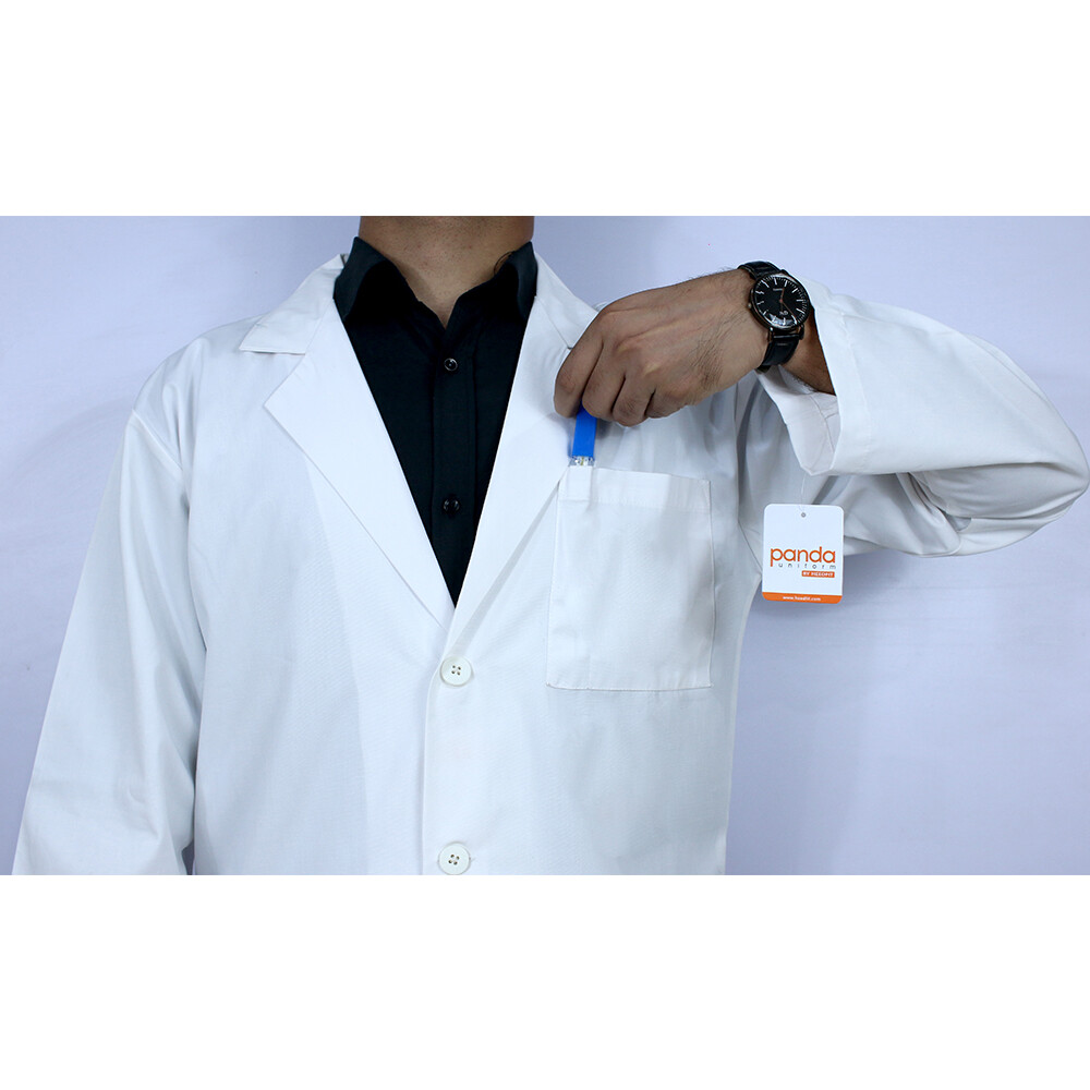Panda Uniform By Heedfit Professional Unisex White Lab coat 38″ FREE SHIPPING!