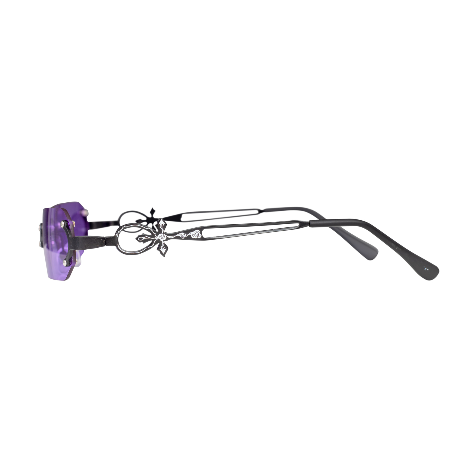 Gothic Vampire Purple Glasses