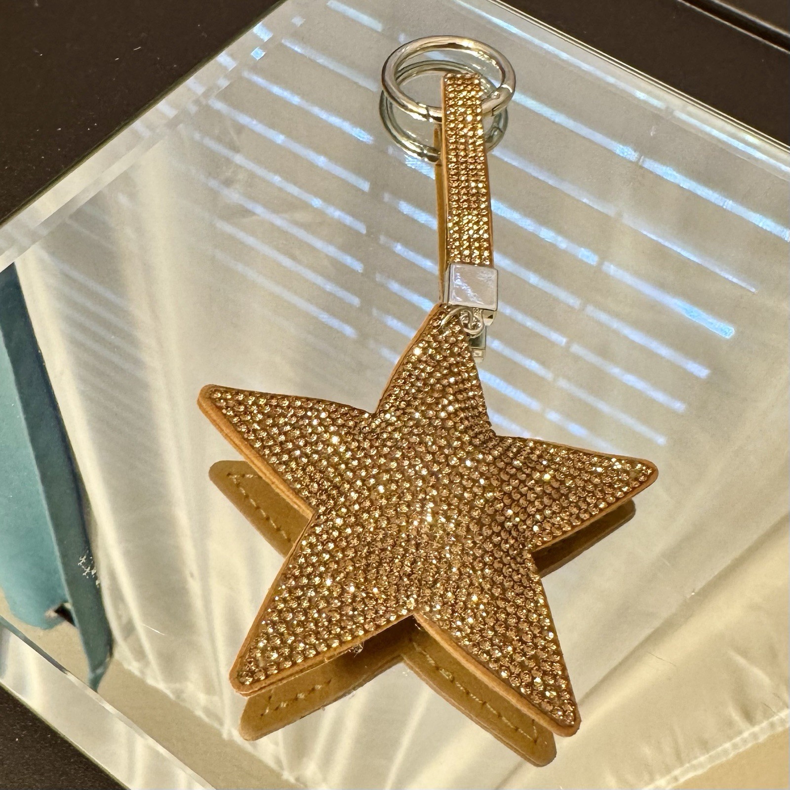 New Gold Star Keychain/Bag Chain