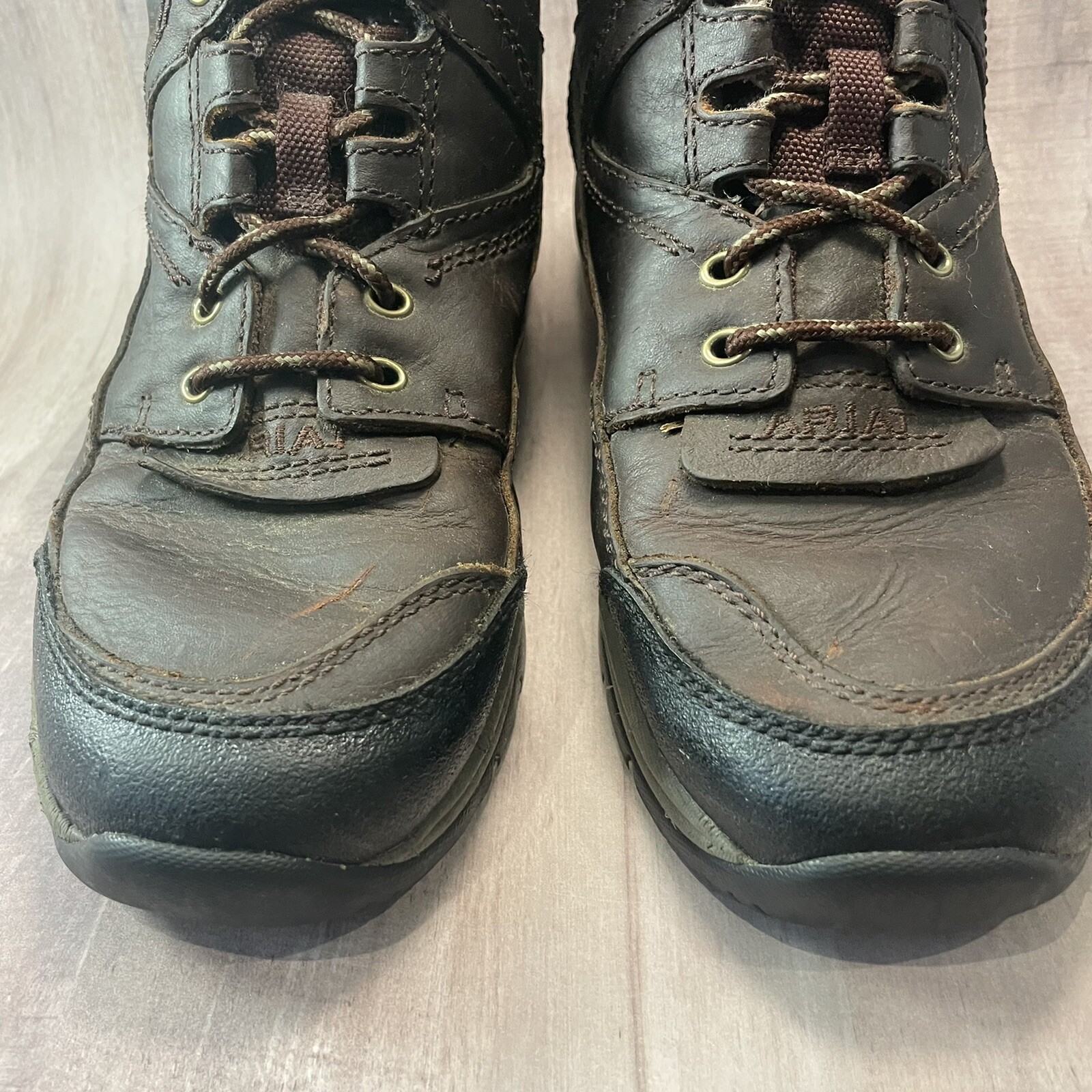ARIAT Terrain Hiking Boots 10004138 Leather Upper ATS Insole Women’s 8.5 B Brown