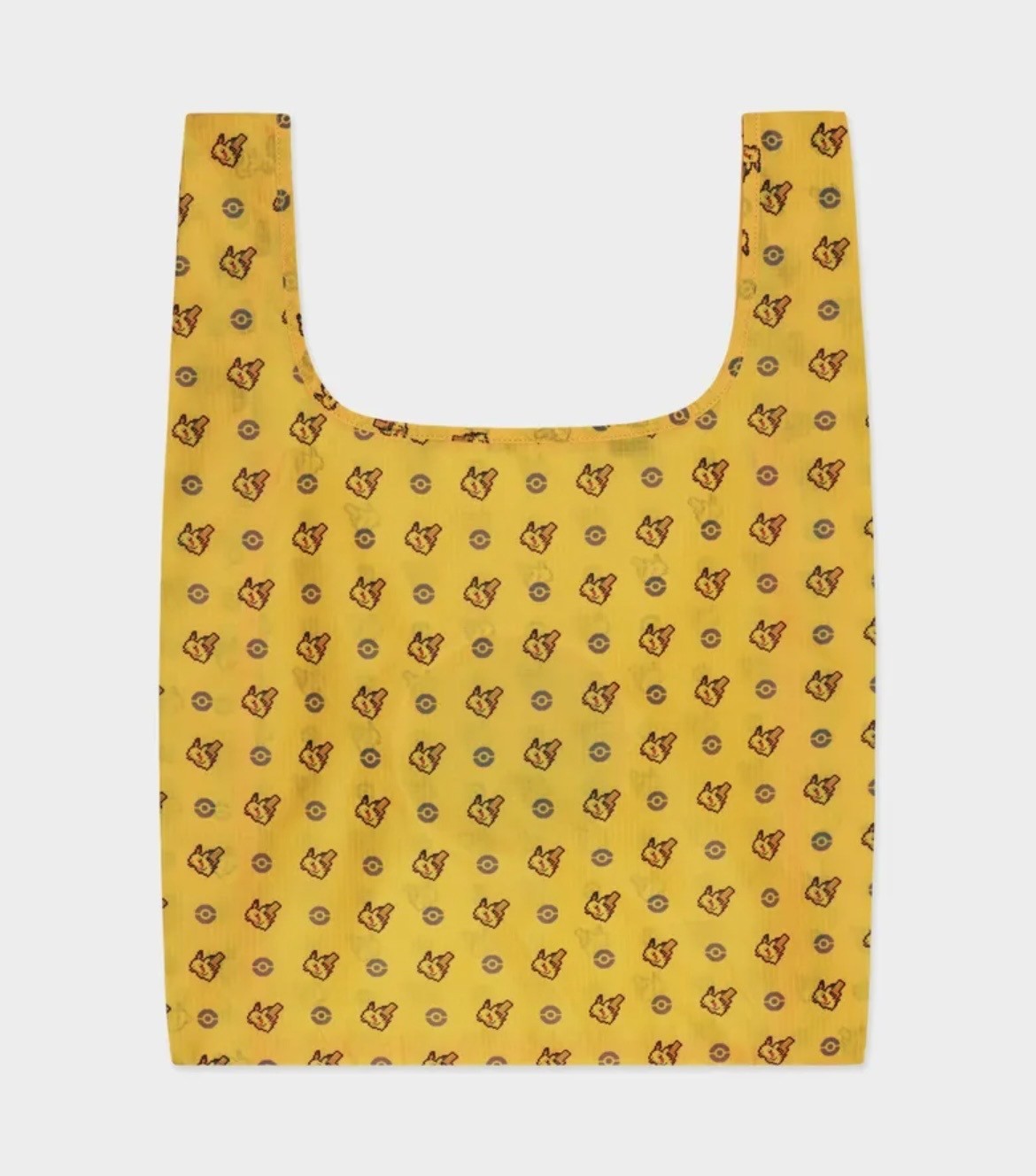 LMC x Pokemon Pixel Art Monster Ball Packable Tote Bag Pikachu Korea Exclusive