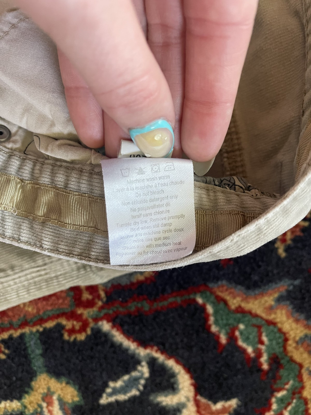 Mountain Khakis Men’s Beige Relaxed Fit Flat Front Chino Size 34 x 32
