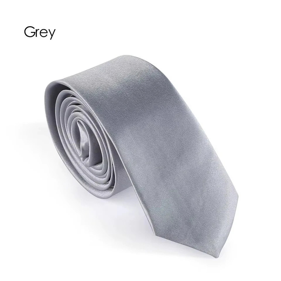 New Men’s Dress Tie Solid Color Classic Neck Tie Necktie Wedding Formal USA