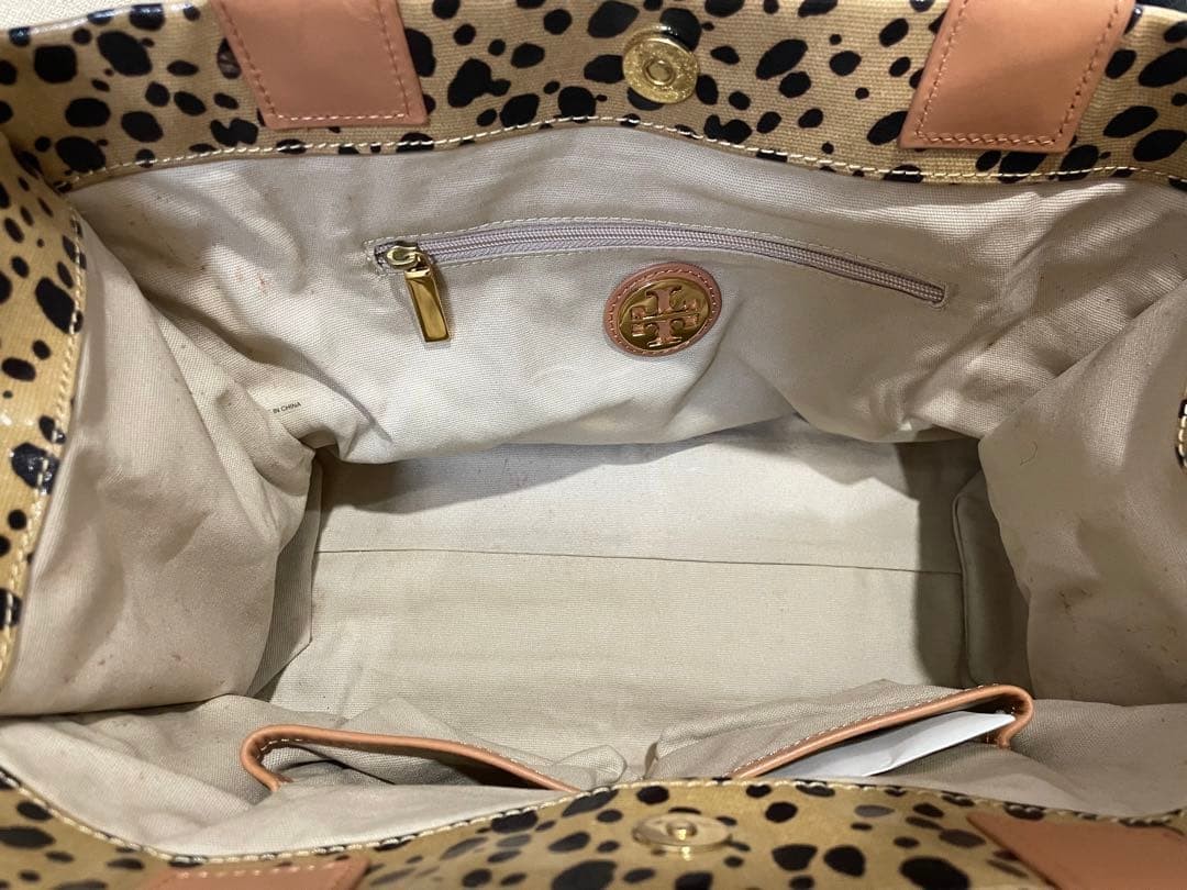 Tory Burch Ella Tote Bag Leopard