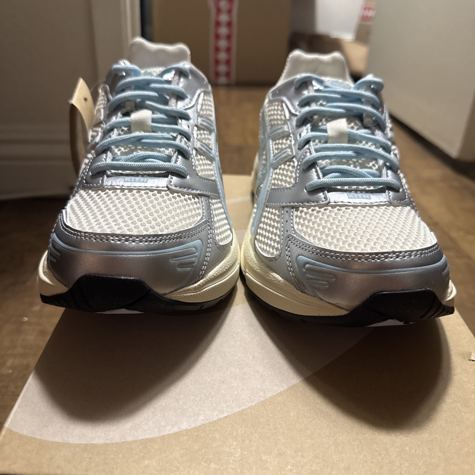 Size 10.5 ASICS x Kith Gel 1130 Cream Starlight Blue 2025 Sneakers 1203A991-100