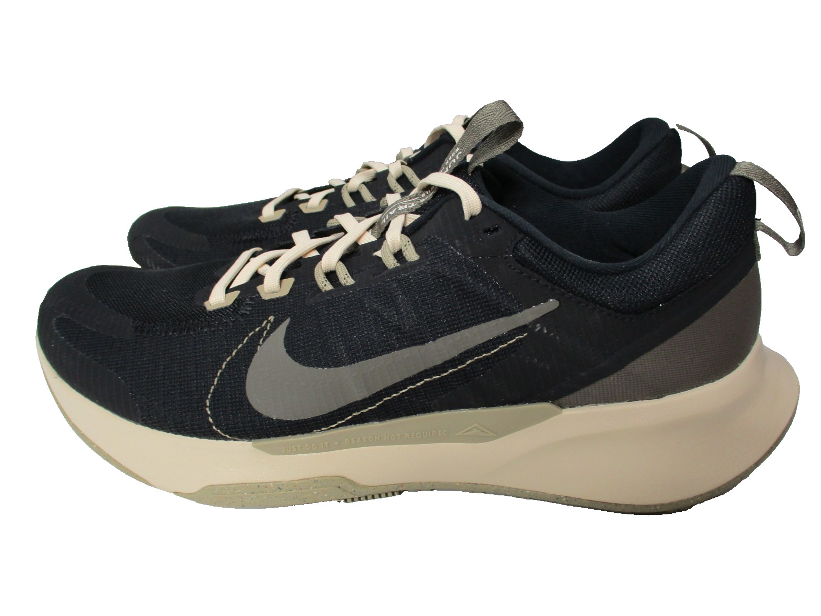 Nike Juniper Trail 2 Black Khaki Trail Running Shoes Mens Sz 10.5