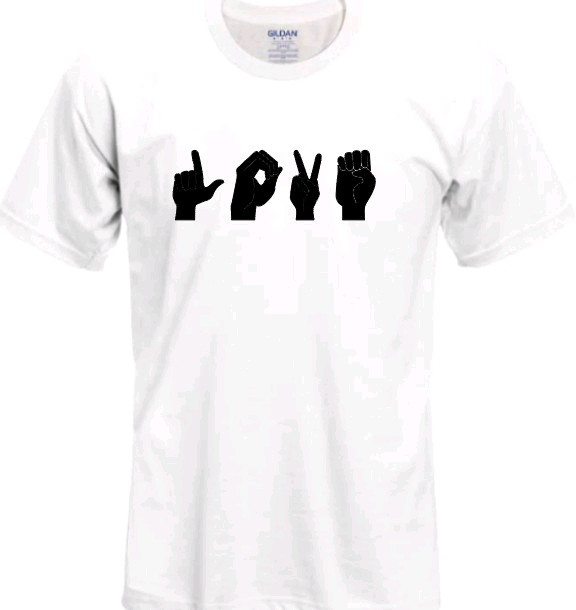Medium Custom Sign Love Shirt
