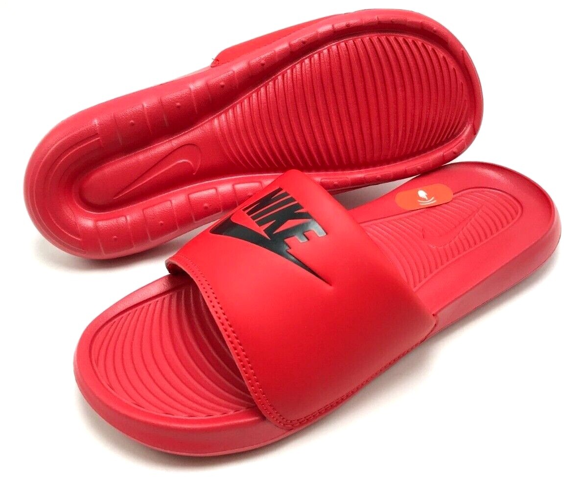 *NEW* Men NIKE VICTORI ONE SLIDES UNIVERSITY RED (CN9675 600), Sz 6.0 – 13.0