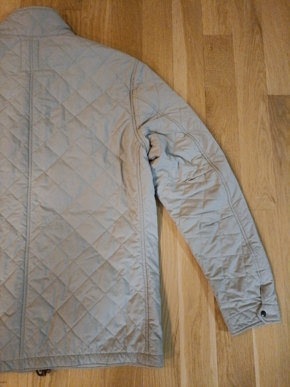 Relwen Quilted Insulated Tanker Snap Jacket Size 2XL Stone Gray Outdoors Hiking