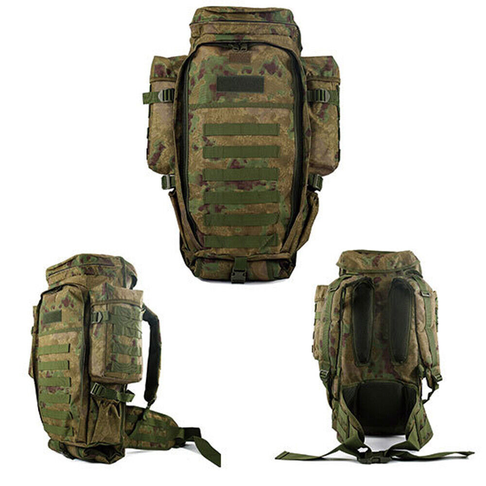 75L Large Camping Backpacks Tactical Rifle Bag Army Molle Bag Daypacks Rucksack
