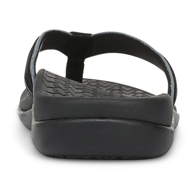 VIONIC Tide 2.0 Toe Post Sandal, Black Suede