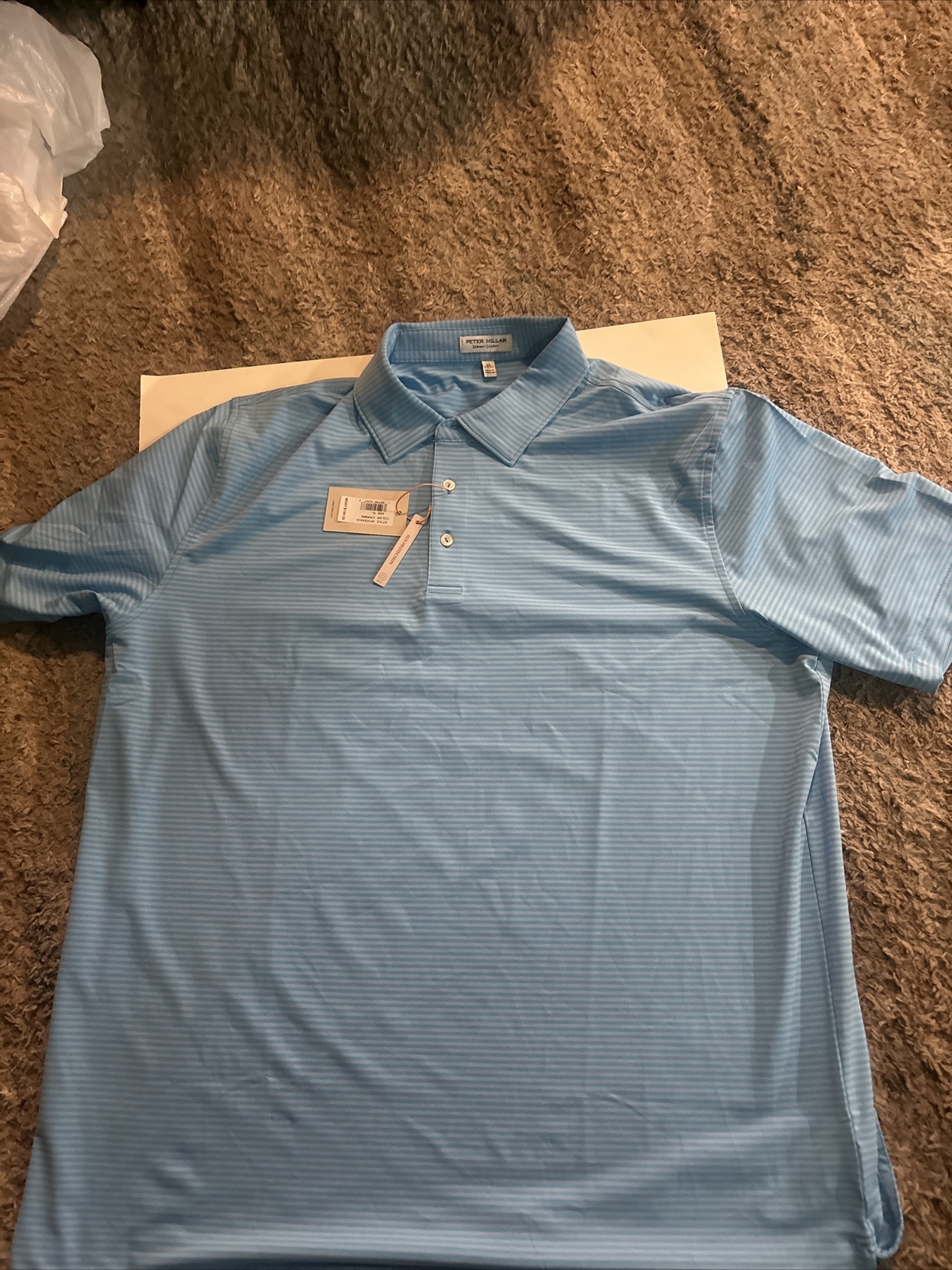 PETER MILLAR SUMMER COMFORT CROWN SPORT NEW MEN’S POLO SHIRT SIZE XL $100
