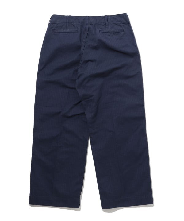 New BEAMS PLUS Mil Trousers Herringbone Navy Military Pants Limited Tokyo S-XL
