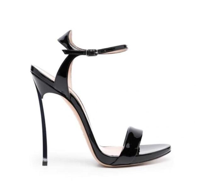 Women’s Leather Roman Stilettos Heel Sandals Peep Toe Shoes Formal Fashion Chic