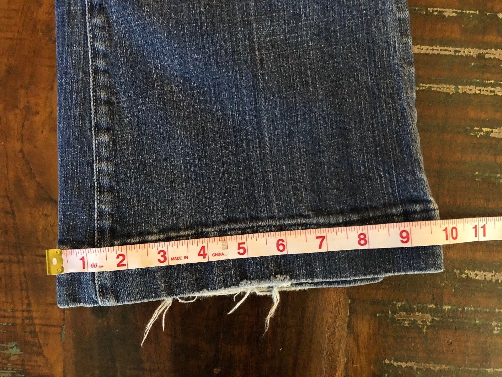 Citizen’s Of Humanity Faye #003 Stretch Low Waist Full Leg Distressed 28×30