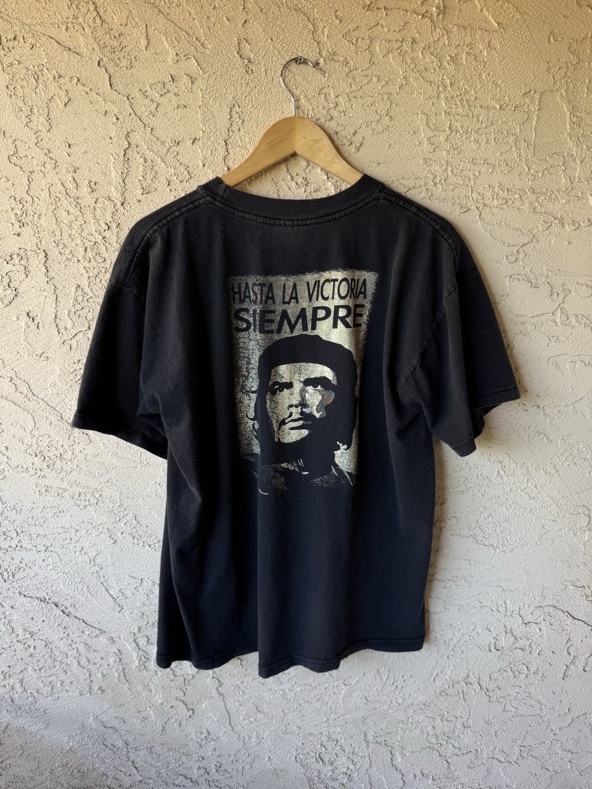 Vintage Che Guevara t-shirt Hasta La Victoria XL Double Sided AOP Rap Tee RATM