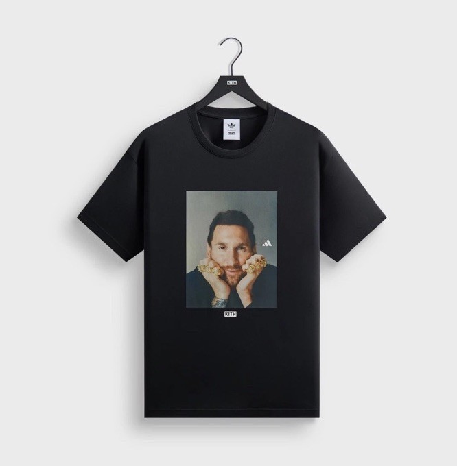 KITH & Messi For Adidas Football Graphic T-shirt Size XL In Hand Ready To Ship