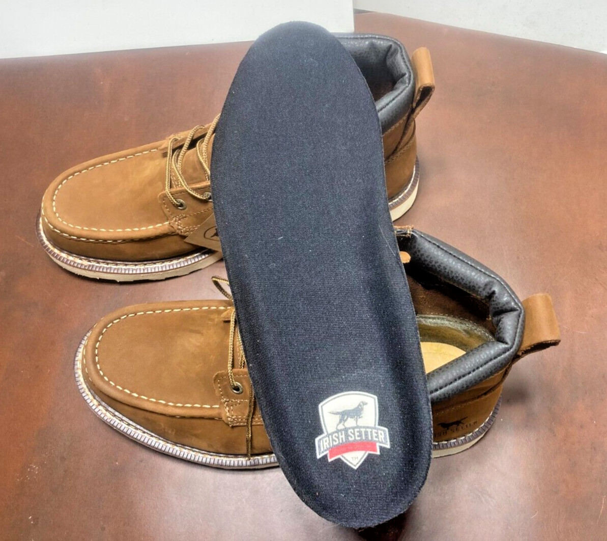 Work Boot Irish Setter Ashby, Model 83651, 6″ Soft Toe Nubuck Full Grain Leather