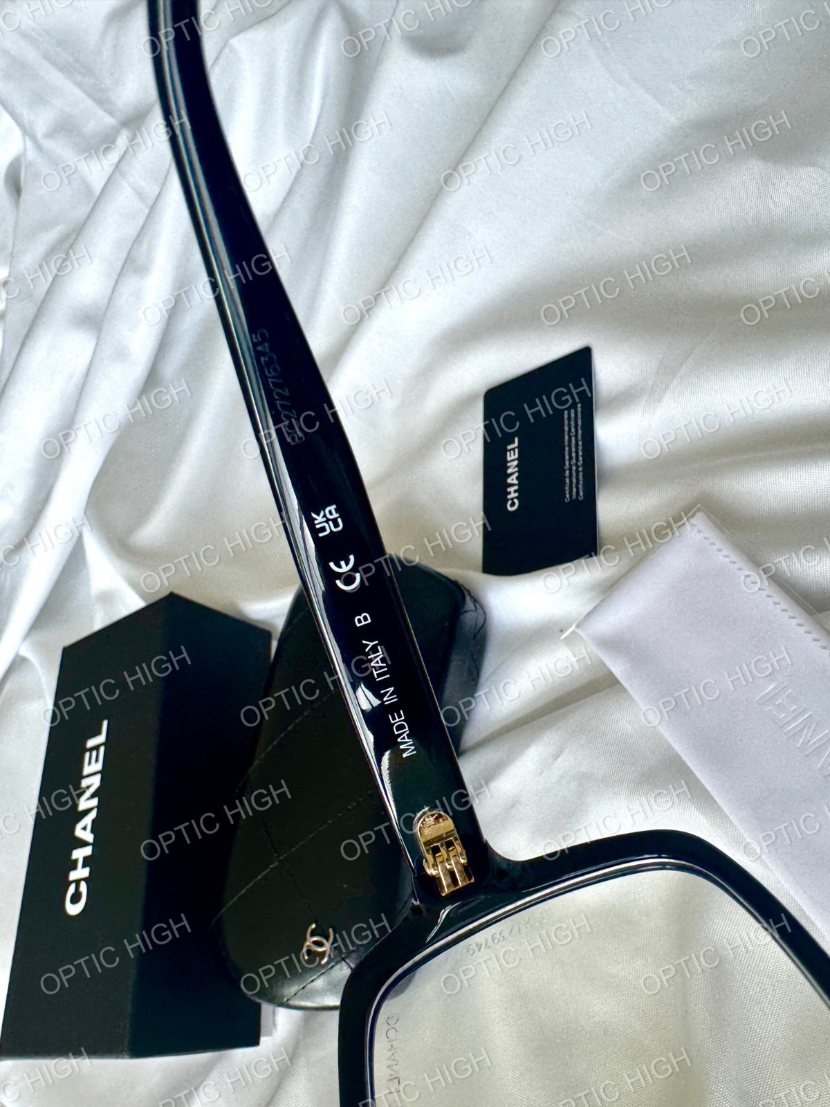 Brand New Chanel 5408 Women’s Transparent Black Acetate Eyeglasses