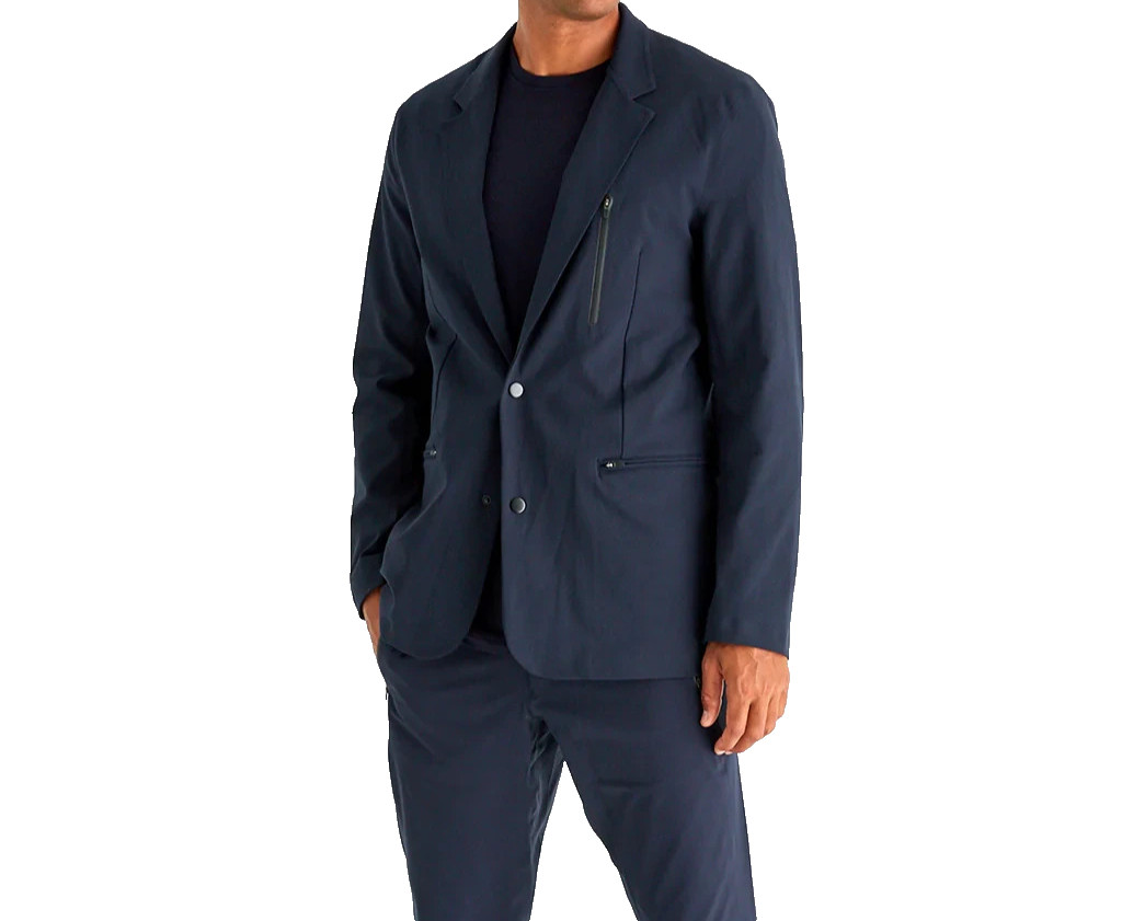 Paskho Individualist Ultimate Travel Blazer Mens XXL Navy Unstructured Jacket
