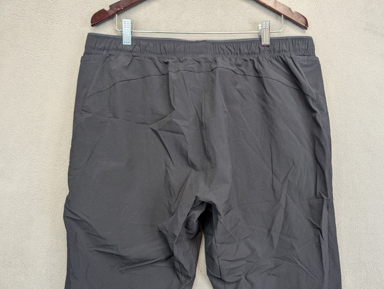 PASKHO XXL (38×32) Men’s Pants BLACK Nylon Elstane Stretch 2XL