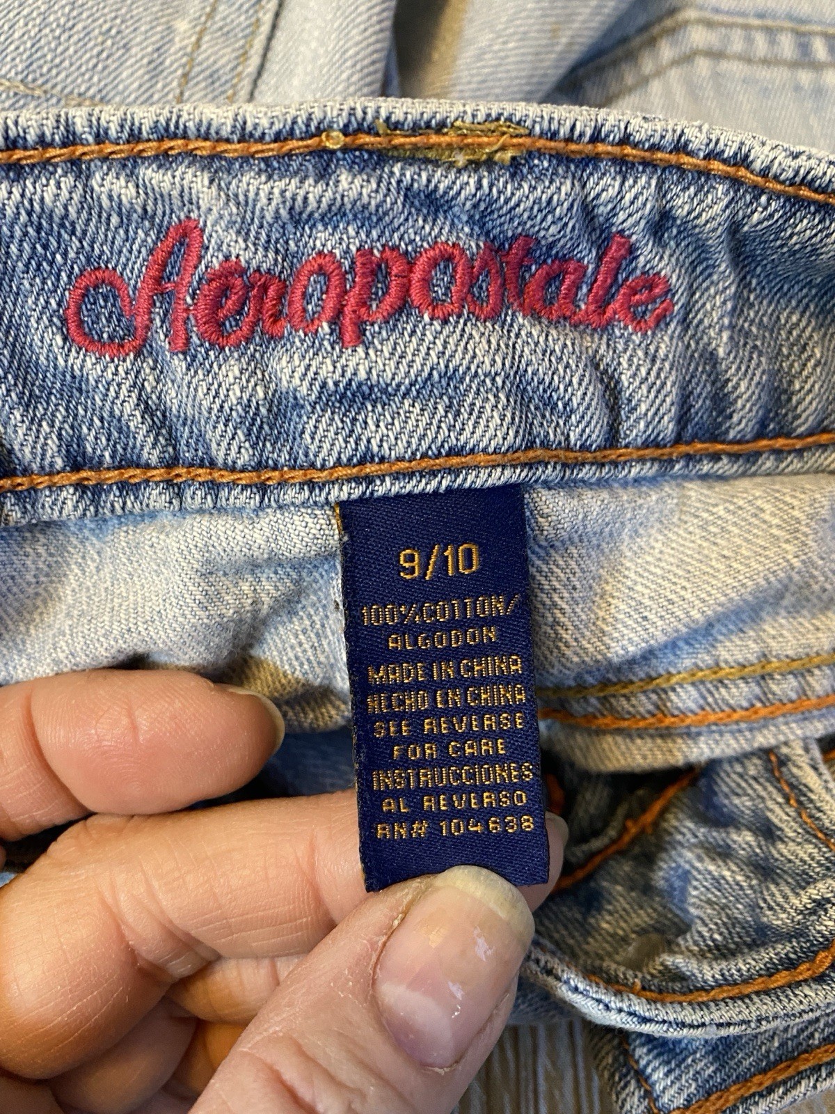Aeropostale Jean Cutoff Shorts 9/10 100% Cotton