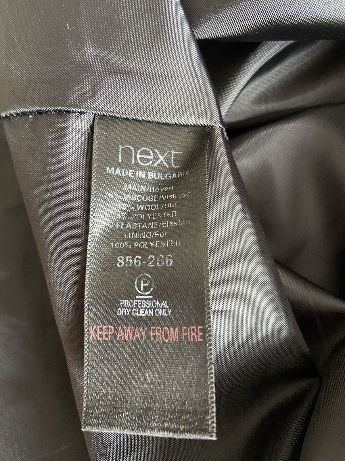 Next Grey Dress | Checked | Short Sleeve | V-Neck | Work / Officewear Size 14