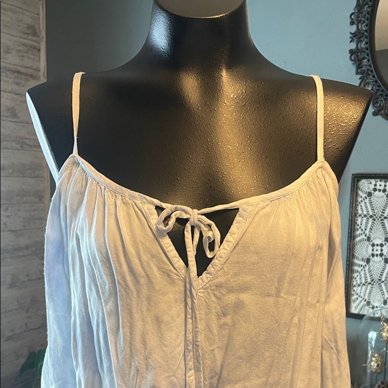 Style Envy Cream Tie-Front Camisole