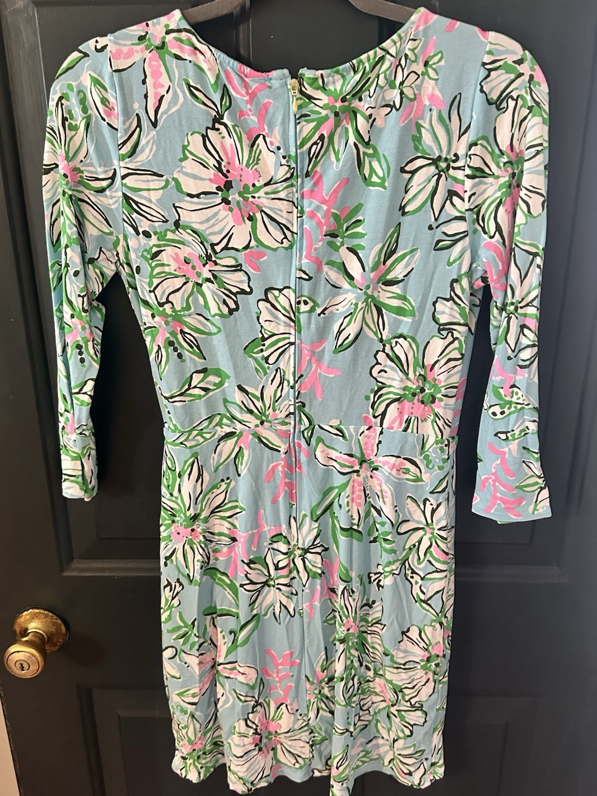 Lilly Pulitzer Women’s Romper Dress Size Small Sun of A Bun Pink Blue Tropical
