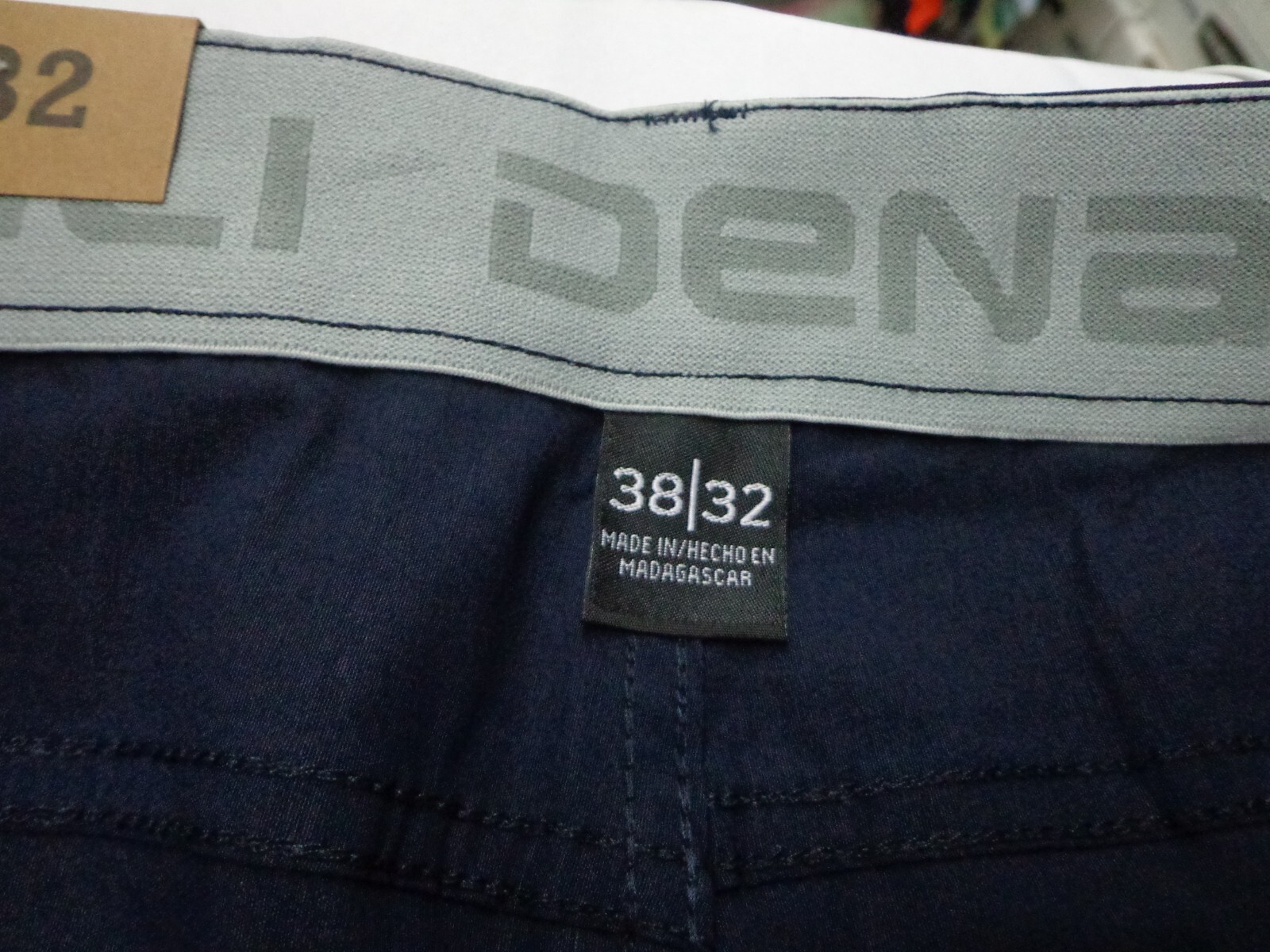 DENALI Dark Navy Blue Tech Fabric Stretch Pants NWT 38/32 MSRP $54