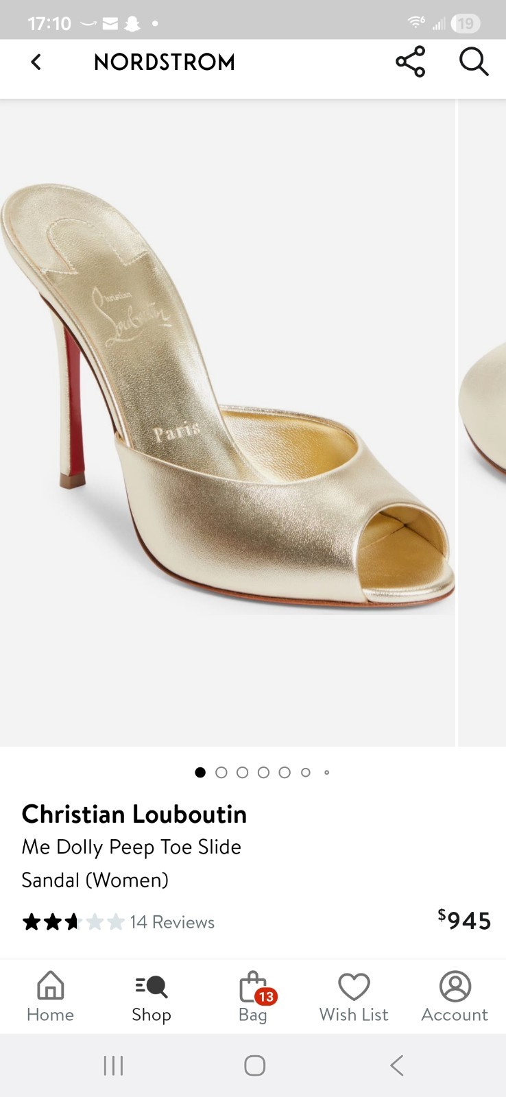 Christian Louboutin Peep Toe Heels